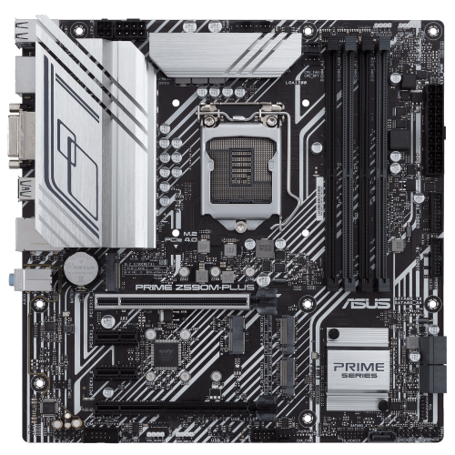 Материнська плата Asus PRIME Z590M-PLUS (s1200, Intel Z590) (Відновлено продавцем, 884788) купити в Україні: Київ, Львів, Хмельницький, Тернопіль, Івано-Франківськ | Перевірка сумісності, низька ціна, відгуки, характеристики від TELEMART фото