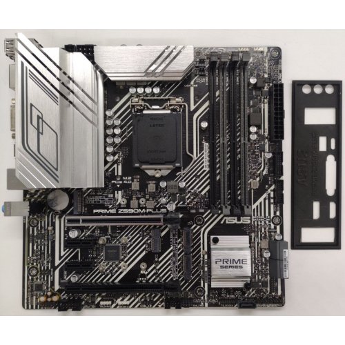 Материнська плата Asus PRIME Z590M-PLUS (s1200, Intel Z590) (Відновлено продавцем, 884788) купити в Україні: Київ, Львів, Хмельницький, Тернопіль, Івано-Франківськ | Перевірка сумісності, низька ціна, відгуки, характеристики від TELEMART фото
