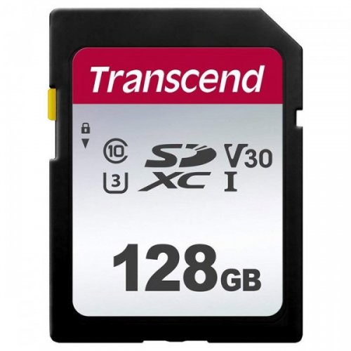 Уценка карта памяти Transcend SDXC 300S 128GB Class 10 UHS-I (без адаптера) (TS128GSDC300S) (Вскрытая упаковка, 884820) купить в Украине: Киев, Днепр, Харьков, Одесса  | Низкая цена, отзывы, характеристики от TELEMART фото