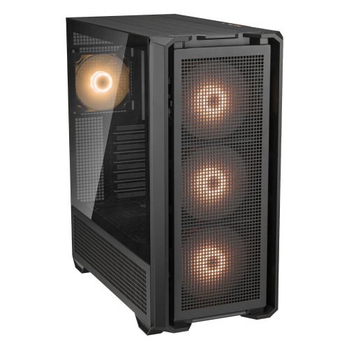 Уцінка корпус Cougar MX600 RGB Tempered Glass без БЖ Black (Розкрита упаковка, 884823) купити в Україні: Київ, Львів, Хмельницький, Тернопіль, Івано-Франківськ | Перевірка сумісності, низька ціна, відгуки, характеристики від TELEMART фото