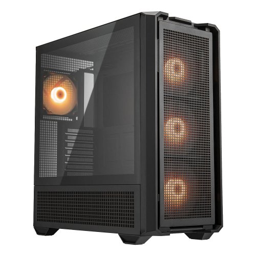 Уцінка корпус Cougar MX600 RGB Tempered Glass без БЖ Black (Розкрита упаковка, 884823) купити в Україні: Київ, Львів, Хмельницький, Тернопіль, Івано-Франківськ | Перевірка сумісності, низька ціна, відгуки, характеристики від TELEMART фото