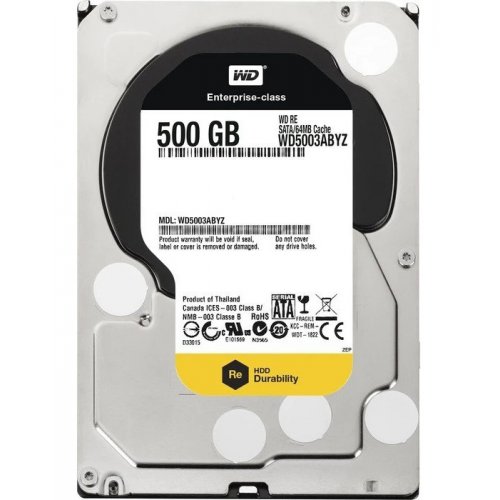 Жорсткий диск Western Digital RE4 500GB 64MB 7200RPM 3.5" (WD5000ABYZ) купити в Україні: Київ, Львів, Хмельницький, Тернопіль, Івано-Франківськ | Перевірка сумісності, низька ціна, відгуки, характеристики від TELEMART фото