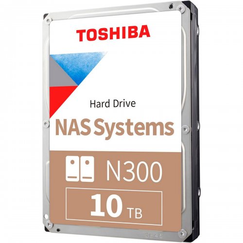 Жесткий диск Toshiba N300 10TB 512MB 7200RPM 3.5" (MN10ADA10TS) купить в Украине: Киев, Днепр, Харьков, Одесса  | Проверка совместимости, низкая цена, отзывы, характеристики от TELEMART фото