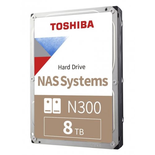 Жесткий диск Toshiba N300 8TB 512MB 7200RPM 3.5" (MN10ADA800S) купить в Украине: Киев, Днепр, Харьков, Одесса  | Проверка совместимости, низкая цена, отзывы, характеристики от TELEMART фото