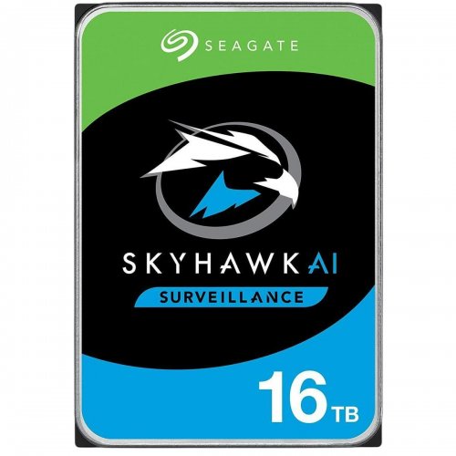 Жесткий диск Seagate SkyHawk AI 16TB 512MB 3.5" (ST16000VE004) купить в Украине: Киев, Днепр, Харьков, Одесса  | Проверка совместимости, низкая цена, отзывы, характеристики от TELEMART фото