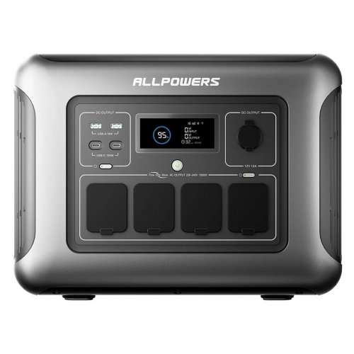 Зарядная станция ALLPOWERS R1500 Lite 1600W 1056Wh купить в Украине: Киев, Днепр, Харьков, Одесса  | Низкая цена, отзывы, характеристики от TELEMART фото