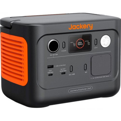 Зарядна станція Jackery Explorer 240 V2 256Wh (21-0001-000213) купити в Україні: Київ, Львів, Хмельницький, Тернопіль, Івано-Франківськ | Низька ціна, відгуки, характеристики від TELEMART фото