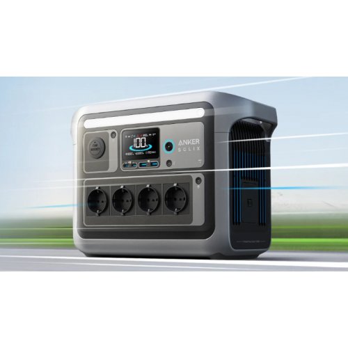 Зарядна станція Anker Solix C1000X 1800W 1056Wh (A1761311/A17613Z1) купити в Україні: Київ, Львів, Хмельницький, Тернопіль, Івано-Франківськ | Низька ціна, відгуки, характеристики від TELEMART фото