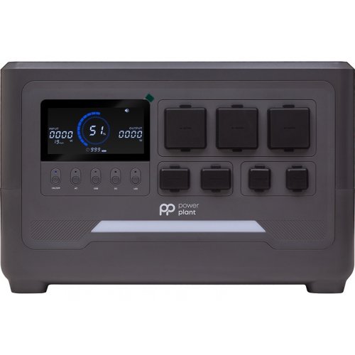 Зарядная станция PowerPlant G24 Pro 2400W 2048Wh (PB931545) купить в Украине: Киев, Днепр, Харьков, Одесса  | Низкая цена, отзывы, характеристики от TELEMART фото