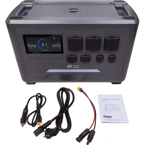 Зарядная станция PowerPlant G24 Pro 2400W 2048Wh (PB931545) купить в Украине: Киев, Днепр, Харьков, Одесса  | Низкая цена, отзывы, характеристики от TELEMART фото