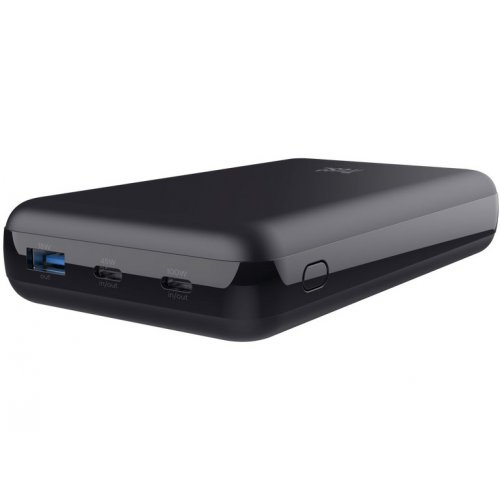 Powerbank Trust Laro 20000mAh 100W (25240) Black купить в Украине: Киев, Днепр, Харьков, Одесса  | Низкая цена, отзывы, характеристики от TELEMART фото