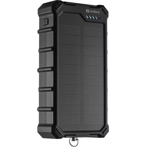 Powerbank Sandberg Solar CampLED 20000mAh 22.5W (421-24) купити в Україні: Київ, Львів, Хмельницький, Тернопіль, Івано-Франківськ | Низька ціна, відгуки, характеристики від TELEMART фото