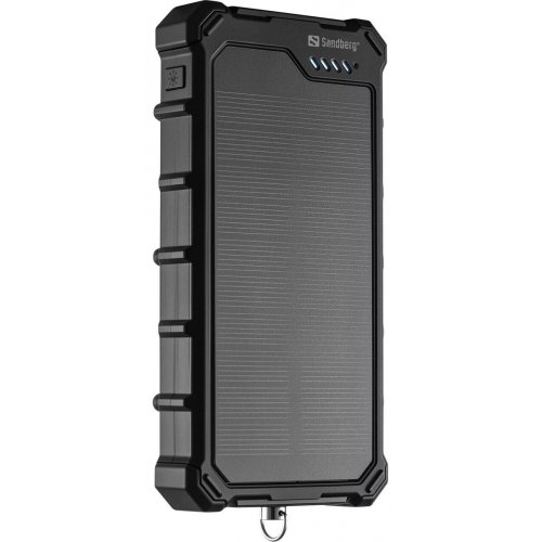 Powerbank Sandberg Solar CampLED 10000mAh 22.5W (421-23) купить в Украине: Киев, Днепр, Харьков, Одесса  | Низкая цена, отзывы, характеристики от TELEMART фото