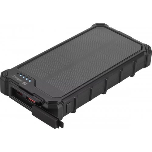 Powerbank Sandberg Solar CampLED 10000mAh 22.5W (421-23) купить в Украине: Киев, Днепр, Харьков, Одесса  | Низкая цена, отзывы, характеристики от TELEMART фото