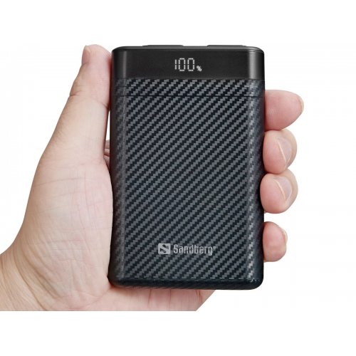 Powerbank Sandberg Survivor Nano 10000mAh 20W (421-32) купить в Украине: Киев, Днепр, Харьков, Одесса  | Низкая цена, отзывы, характеристики от TELEMART фото