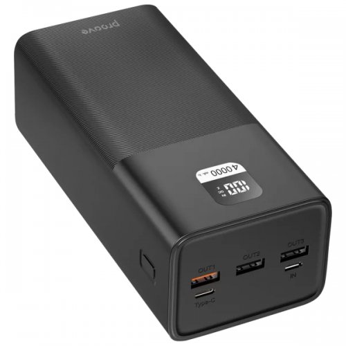 Powerbank Proove Giant Lite 40000mAh 22.5W (PBGI20312201) Black купить в Украине: Киев, Днепр, Харьков, Одесса  | Низкая цена, отзывы, характеристики от TELEMART фото