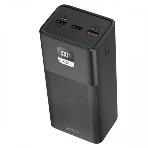 Powerbank Proove Giant 40000mAh 100W (PBGI99320001) Black купити в Україні: Київ, Львів, Хмельницький, Тернопіль, Івано-Франківськ | Низька ціна, відгуки, характеристики від TELEMART фото