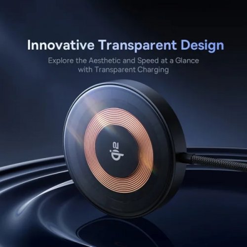 Беспроводное зарядное устройство Baseus Simple Mini4 Magnetic Wireless 15W (P10273300121-01) Black купить в Украине: Киев, Днепр, Харьков, Одесса  | Низкая цена, отзывы, характеристики от TELEMART фото