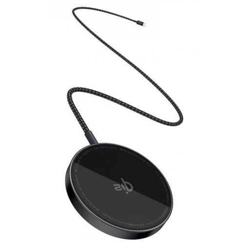 Беспроводное зарядное устройство Baseus Simple Mini4 Air Magnetic Wireless 15W (P10278200111-00) Black купить в Украине: Киев, Днепр, Харьков, Одесса  | Низкая цена, отзывы, характеристики от TELEMART фото