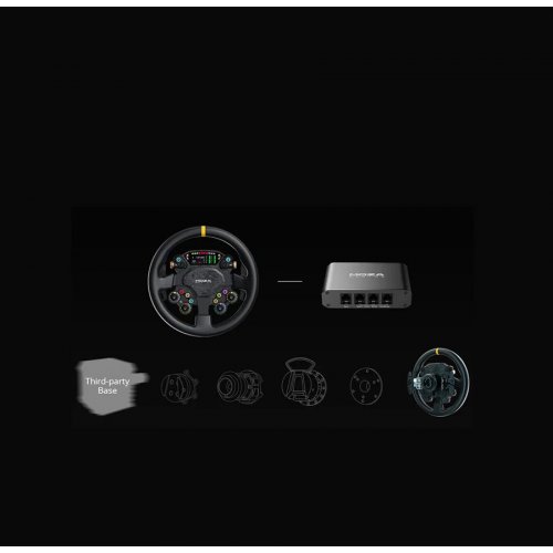 Кермо MOZA Racing CS Pro Steering (RS093_Moza) Black купити в Україні: Київ, Львів, Хмельницький, Тернопіль, Івано-Франківськ | Низька ціна, відгуки, характеристики від TELEMART фото