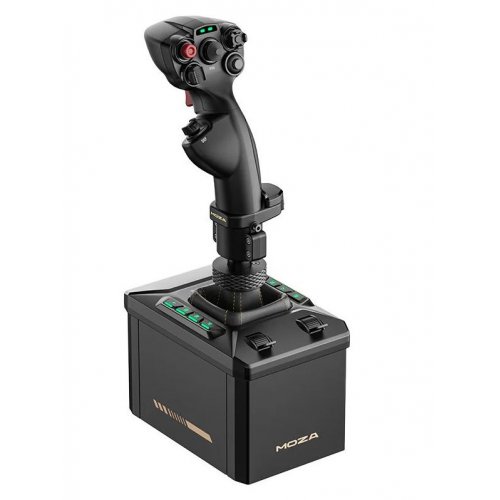 Джойстик для авіасимулятора MOZA AB6 Flight Simulator (AS017_Moza) Black купити в Україні: Київ, Львів, Хмельницький, Тернопіль, Івано-Франківськ | Низька ціна, відгуки, характеристики від TELEMART фото