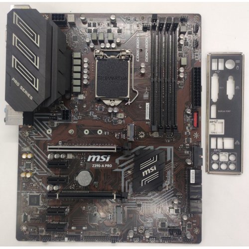 Материнская плата MSI Z490-A PRO (s1200, Intel Z490) (Восстановлено продавцом, 885055) купить в Украине: Киев, Днепр, Харьков, Одесса  | Проверка совместимости, низкая цена, отзывы, характеристики от TELEMART фото