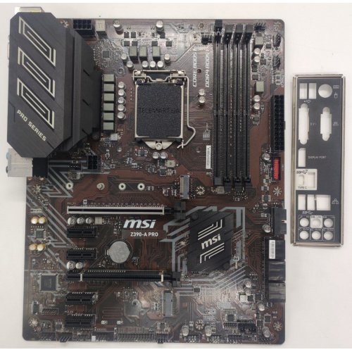 Материнская плата MSI Z390-A PRO (s1151-v2, Intel Z390) (Восстановлено продавцом, 885055) купить в Украине | Telemart фото