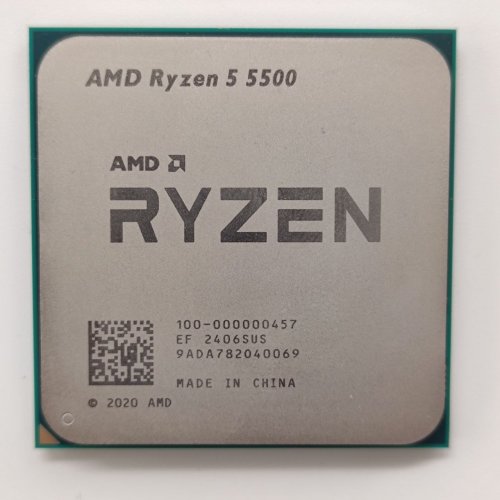 Процесор AMD Ryzen 5 5500 3.6(4.2)GHz 16MB sAM4 Box (100-100000457BOX) (Відновлено продавцем, 885059) купити в Україні: Київ, Львів, Хмельницький, Тернопіль, Івано-Франківськ | Перевірка сумісності, низька ціна, відгуки, характеристики від TELEMART фото