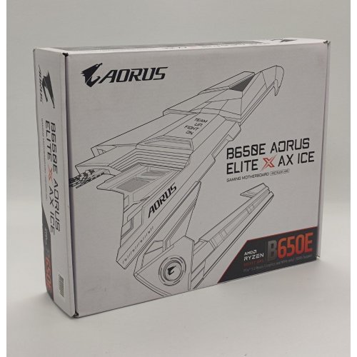 Материнская плата Gigabyte B650E AORUS ELITE X AX ICE (sAM5, AMD B650) (Восстановлено продавцом, 885071) купить в Украине: Киев, Днепр, Харьков, Одесса  | Проверка совместимости, низкая цена, отзывы, характеристики от TELEMART фото