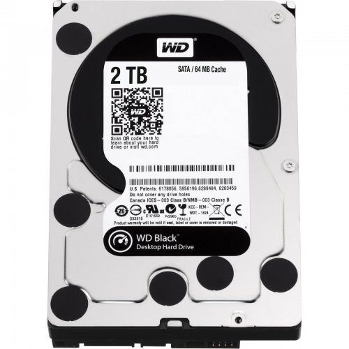 Жорсткий диск Western Digital Black 2TB 64MB 3.5" (WD2003FZEX) (Відновлено продавцем, 885217) купити в Україні: Київ, Львів, Хмельницький, Тернопіль, Івано-Франківськ | Перевірка сумісності, низька ціна, відгуки, характеристики від TELEMART фото