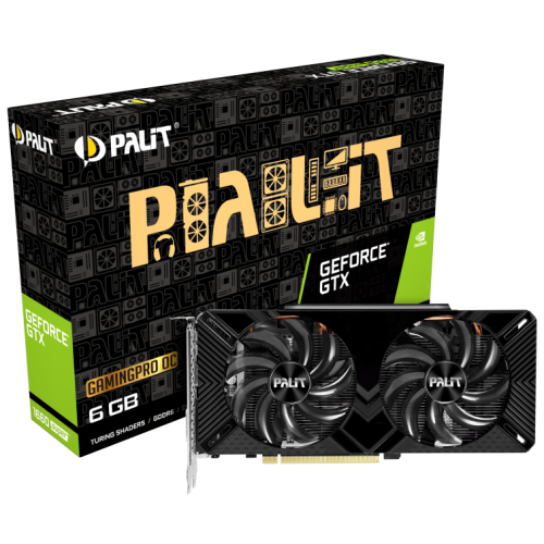 Видеокарта Palit GeForce GTX 1660 SUPER GamingPro Dual OC 6144MB (NE6166SS18J9-1160A) (Восстановлено продавцом, 885228) купить в Украине: Киев, Днепр, Харьков, Одесса  | Проверка совместимости, низкая цена, отзывы, характеристики от TELEMART фото
