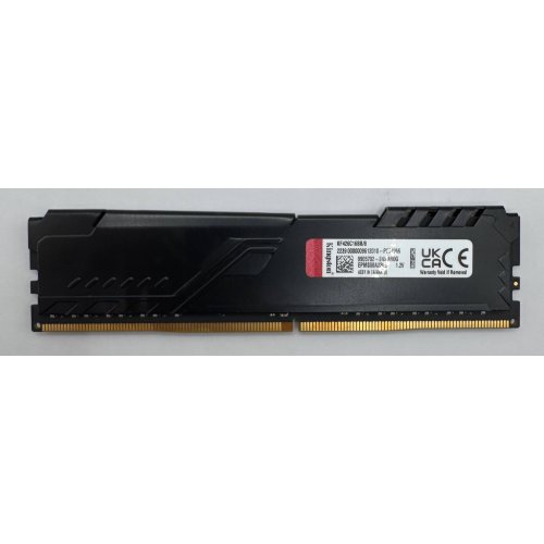 Озу Kingston DDR4 8GB 2666Mhz FURY Beast Black (KF426C16BB/8) (Восстановлено продавцом, 885359) купить в Украине: Киев, Днепр, Харьков, Одесса  | Проверка совместимости, низкая цена, отзывы, характеристики от TELEMART фото