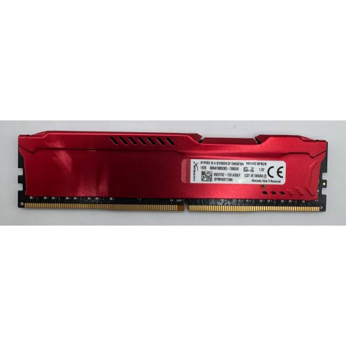 Озу Kingston DDR4 8GB 3200Mhz HyperX Fury Red (HX432C18FR2/8) (Восстановлено продавцом, 885362) купить в Украине: Киев, Днепр, Харьков, Одесса  | Проверка совместимости, низкая цена, отзывы, характеристики от TELEMART фото