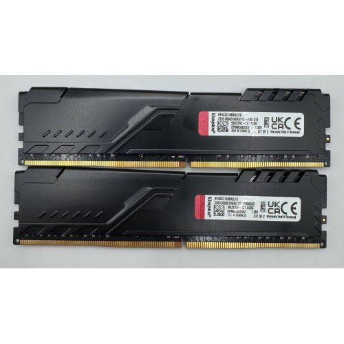 Озу Kingston DDR4 16GB (2x8GB) 3200Mhz FURY Beast Black (KF432C16BBK2/16) (Восстановлено продавцом, 885364) купить в Украине: Киев, Днепр, Харьков, Одесса  | Проверка совместимости, низкая цена, отзывы, характеристики от TELEMART фото
