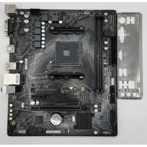 Материнская плата Gigabyte B450M K (sAM4, AMD B450) (Восстановлено продавцом, 885380) купить в Украине: Киев, Днепр, Харьков, Одесса  | Проверка совместимости, низкая цена, отзывы, характеристики от TELEMART фото