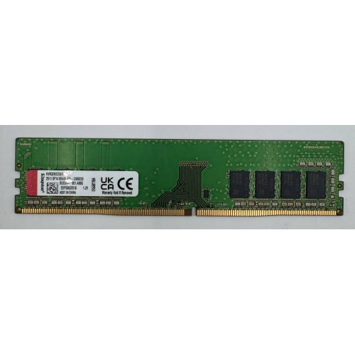 Озп Kingston DDR4 8GB 3200Mhz ValueRAM (KVR32N22S8/8) (Відновлено продавцем, 885381) купити в Україні: Київ, Львів, Хмельницький, Тернопіль, Івано-Франківськ | Перевірка сумісності, низька ціна, відгуки, характеристики від TELEMART фото