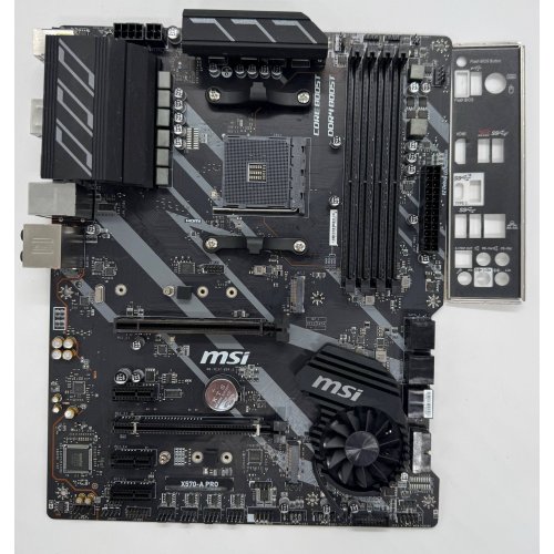 Материнская плата MSI X570-A PRO (sAM4, AMD X570) (Восстановлено продавцом, 885396) купить в Украине: Киев, Днепр, Харьков, Одесса  | Проверка совместимости, низкая цена, отзывы, характеристики от TELEMART фото