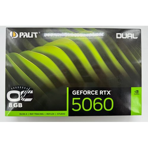 Видеокарта Palit GeForce RTX 5060 Dual OC 8192MB (NE75060S19P1-GB2063D) (Восстановлено продавцом, 885398) купить в Украине: Киев, Днепр, Харьков, Одесса  | Проверка совместимости, низкая цена, отзывы, характеристики от TELEMART фото