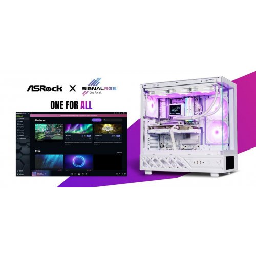 Готовая СВО AsRock Challenger 360 Digital White купить в Украине: Киев, Днепр, Харьков, Одесса  | Проверка совместимости, низкая цена, отзывы, характеристики от TELEMART фото