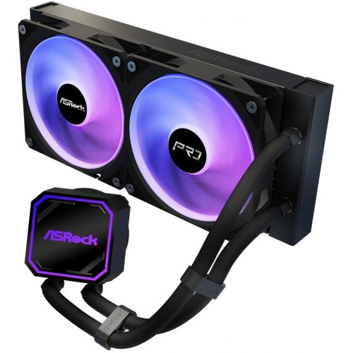Готовая СВО AsRock Pro 240 ARGB Black купить в Украине: Киев, Днепр, Харьков, Одесса  | Проверка совместимости, низкая цена, отзывы, характеристики от TELEMART фото