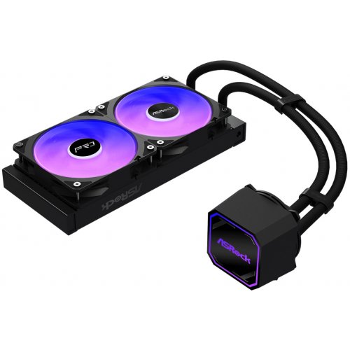 Готовая СВО AsRock Pro 240 ARGB Black купить в Украине: Киев, Днепр, Харьков, Одесса  | Проверка совместимости, низкая цена, отзывы, характеристики от TELEMART фото