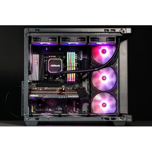 Готовая СВО AsRock Pro 240 ARGB Black купить в Украине: Киев, Днепр, Харьков, Одесса  | Проверка совместимости, низкая цена, отзывы, характеристики от TELEMART фото