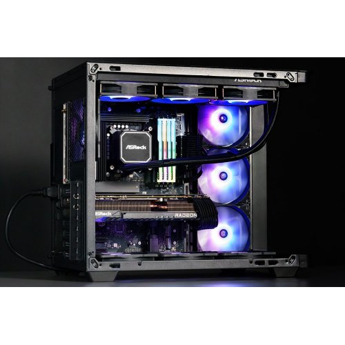 Готовая СВО AsRock Pro 240 ARGB Black купить в Украине: Киев, Днепр, Харьков, Одесса  | Проверка совместимости, низкая цена, отзывы, характеристики от TELEMART фото
