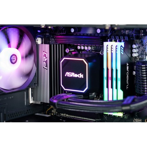 Готовая СВО AsRock Pro 240 ARGB Black купить в Украине: Киев, Днепр, Харьков, Одесса  | Проверка совместимости, низкая цена, отзывы, характеристики от TELEMART фото