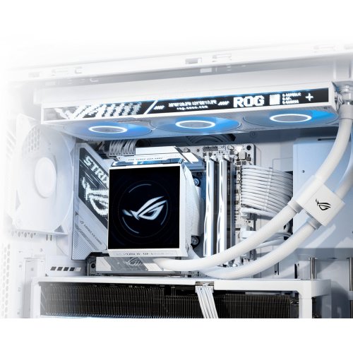 Готова СВО Asus ROG Strix LC IV 360 ARGB LCD (90RC01M2-B0EAY0) White купити в Україні: Київ, Львів, Хмельницький, Тернопіль, Івано-Франківськ | Перевірка сумісності, низька ціна, відгуки, характеристики від TELEMART фото