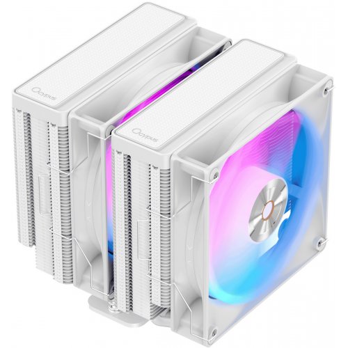 Кулер Ocypus Delta A62 ARGB (DELTA-A62-WH2NAWN00X-GL) White купити в Україні: Київ, Львів, Хмельницький, Тернопіль, Івано-Франківськ | Перевірка сумісності, низька ціна, відгуки, характеристики від TELEMART фото