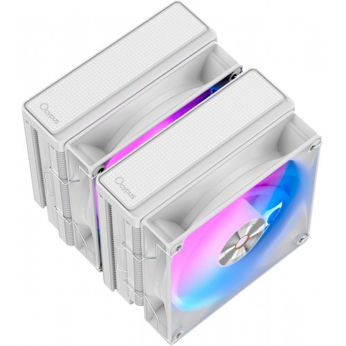 Кулер Ocypus Delta A62 ARGB (DELTA-A62-WH2NAWN00X-GL) White купити в Україні: Київ, Львів, Хмельницький, Тернопіль, Івано-Франківськ | Перевірка сумісності, низька ціна, відгуки, характеристики від TELEMART фото