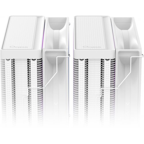 Кулер Ocypus Delta A62 ARGB (DELTA-A62-WH2NAWN00X-GL) White купити в Україні: Київ, Львів, Хмельницький, Тернопіль, Івано-Франківськ | Перевірка сумісності, низька ціна, відгуки, характеристики від TELEMART фото