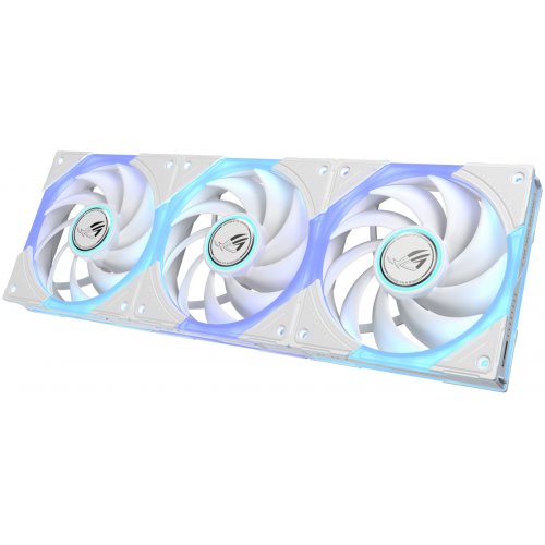 Набір кулерів для корпусу Asus ROG Eurux GR120 ARGB 3 in 1 (90DA00J3-B09020) White купити в Україні: Київ, Львів, Хмельницький, Тернопіль, Івано-Франківськ | Перевірка сумісності, низька ціна, відгуки, характеристики від TELEMART фото