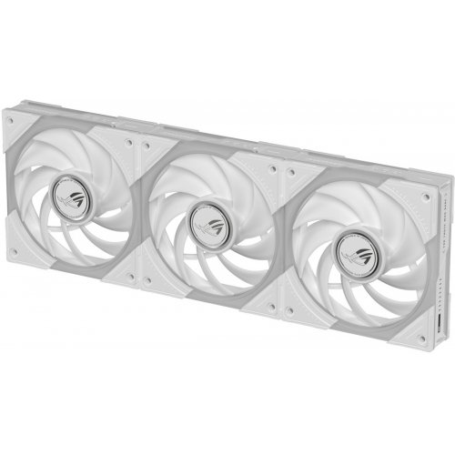 Набір кулерів для корпусу Asus ROG Eurux GR120 ARGB 3 in 1 (90DA00J3-B09020) White купити в Україні: Київ, Львів, Хмельницький, Тернопіль, Івано-Франківськ | Перевірка сумісності, низька ціна, відгуки, характеристики від TELEMART фото
